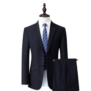 2023年秋季新款西服套装爸爸装中老年休闲两件套MNSA8602-P230图片