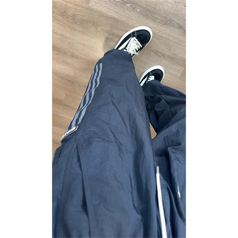 大量现货速干裤男夏季宽松直筒裤薄款条纹休闲运动裤DY5032-P55，女装休闲裤，电商A178