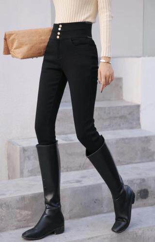 高腰加绒打底裤，女装打底裤，盛歌玛