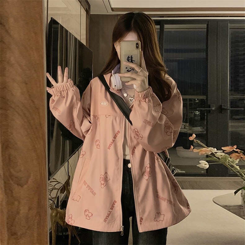街头棒球服外套女秋休闲夹克美式风学生chic短上衣C365-80,男装夹克,星座911-2(原星座613-2）