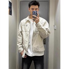 26春装高品质老钱风立领夹克外套男女美式潮牌拉链工装风宽松上衣，男装夹克，电商A486