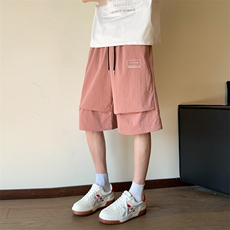 ！2026夏季新款男士宽松刺绣短裤情侣百搭五分裤DK313特P30，男装休闲裤，电商B220