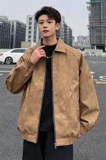 美式街头皮衣夹克男春季新款工装外套潮牌飞行夹克A436-1801-P75，男装夹克，电商A436