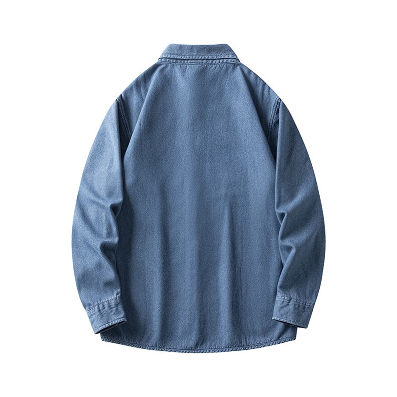 25年春季加绒加厚衬衫长袖大码宽松落肩现货DS-C323-1-JR-N80-P68,男装衬衫,电商C323-1