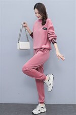 2023秋冬装新款时尚两件套加厚双面丝绒套装，女装套装/套裙，凯瑟曼