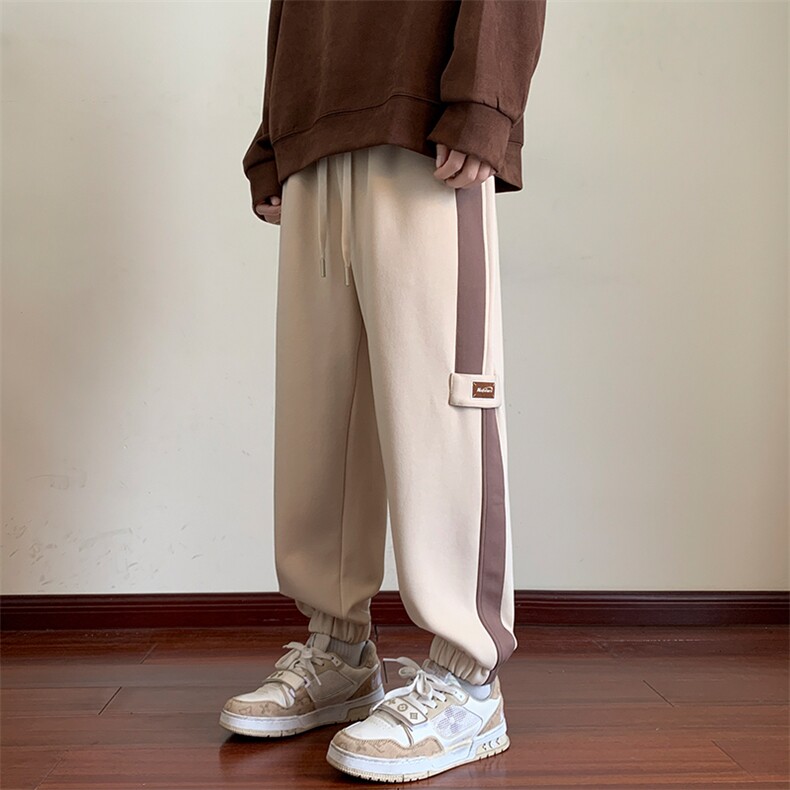 重磅运动卫裤男春秋百搭束脚裤休闲裤潮牌长裤子K0359-P45,男装休闲裤,星座308B-1