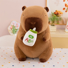 奶瓶水豚AB钙卡皮巴拉玩偶毛绒玩具【卓越毛绒玩具】