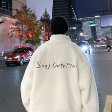 现货羊羔毛冬季棉衣男宽松新款港风百搭加厚情侣棉服W2270-P44,男装棉衣,星座512-2