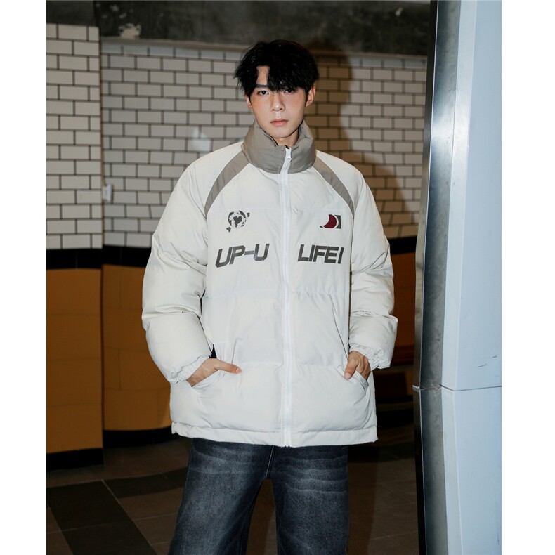 秋冬棉衣加厚夹克加绒外套厚棉袄拼色棉服厚1016-1W103P128K158,男装夹克,星座1016-1（原电商B408-1）