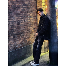 【有货】cleanfit毛边牛仔外套男款美式高街工装夹克CT01CC-P65，男装夹克，星座1007（原301D）