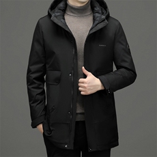 BNA2198钱塘2020-2中年男士冬季厚款百搭商务休闲有帽羽绒服P255，男装羽绒服，钱塘207-2