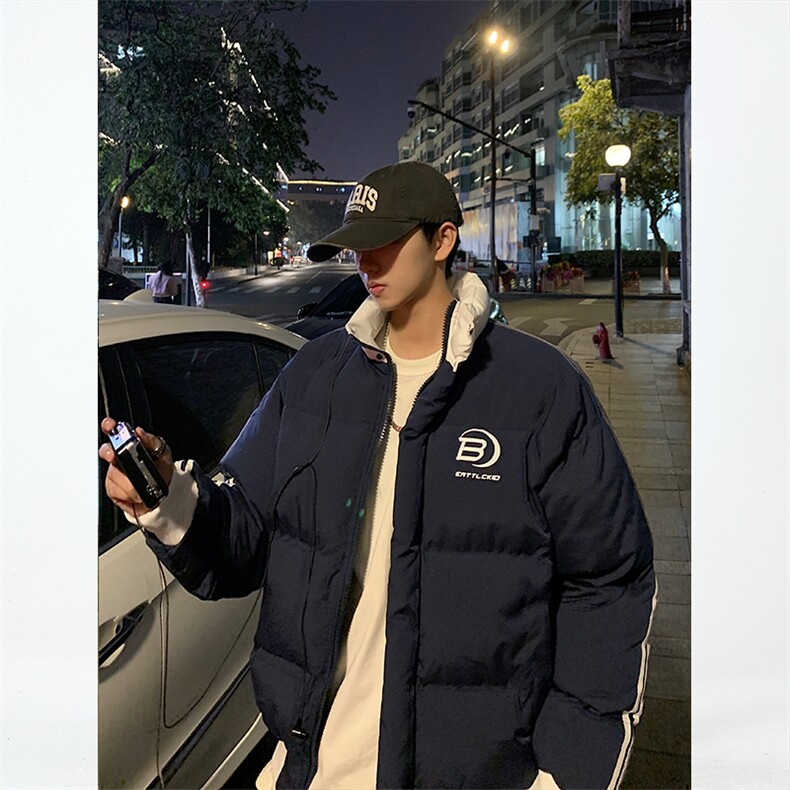 MF01-P128秋冬男女款加厚保暖棉衣宽松面包服棉袄外套,男装棉衣,电商B327