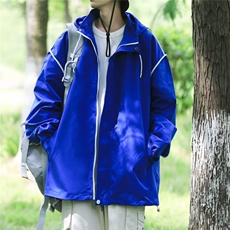 冲锋衣外套男登山工装户外防风春秋款痞帅潮牌棒球服夹克1503P63，男装夹克，星座410-2