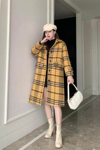 现货冬装呢大衣 有加棉跟不加棉的,四色三码M L XL,女装,票意情