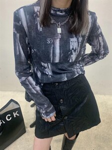 斑马纹皮a字裙图片