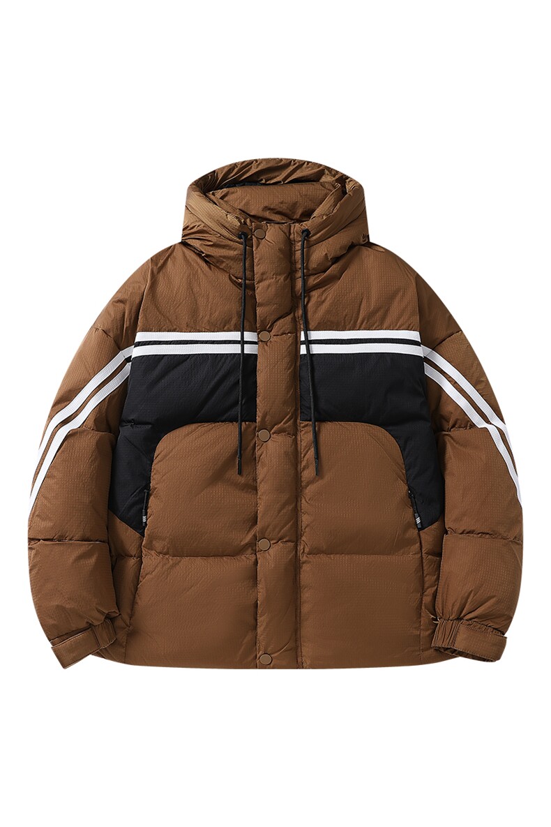 2024新标90羽绒服重磅连帽保暖潮外套A436-0225-P218控价298,男装羽绒服,电商A436