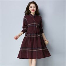 连衣裙2021年秋季显瘦修身时尚潮流简约百搭优雅甜美少女纯色大气，女装连衣裙，小林双子