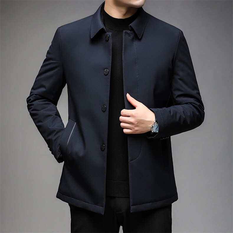 中年男士棉衣2023冬季新款商务休闲爸爸冬装加厚保暖棉服外套,男装棉衣,电商B212（原钱塘6029）