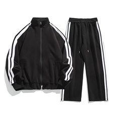 加绒加厚运动服套装W4641JR（加绒）特P53/K8579JR（加绒）特P43，男装休闲套装，电商A007