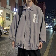 设计感翻领美式工装夹克欧美hiphop炸街外套高级范男W3724-P58，男装夹克，星座512-2