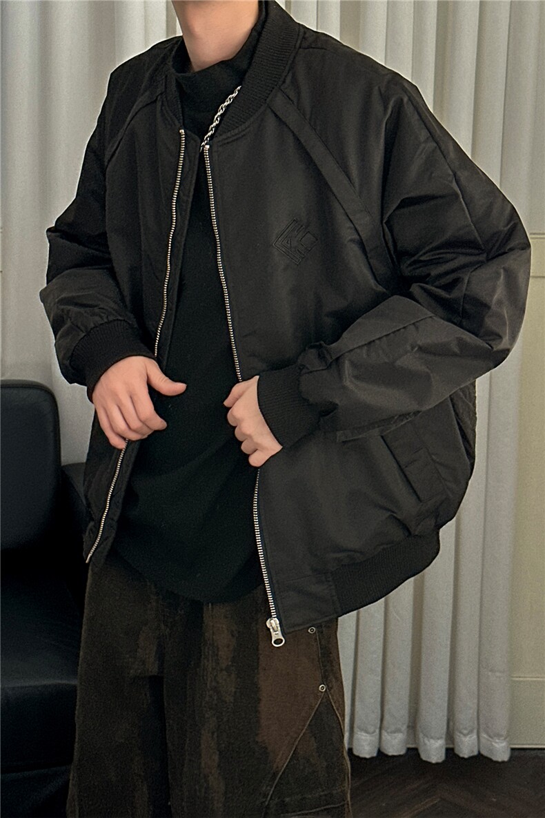 新款主推冬季潮牌棉衣棒球服外套男痞帅风A351-AJ2646-P125控188,男装棉衣,电商A351