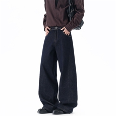 【现货】XZ1218BKN004特价P52美式水洗直筒丹宁解构明线牛仔裤，男装牛仔裤，星座1218（原611-3）