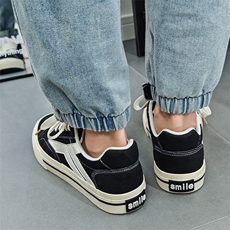 X4182-105男鞋子潮2024秋季新款帆布鞋男运动休闲板鞋男，男鞋帆布鞋，星座1407-3