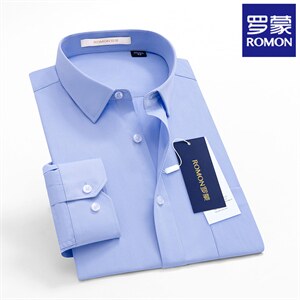 男士长袖衬衫薄款春秋季新款纯色商务休闲爸爸上衣透气中年衬衣男,男生衬衣披肩穿搭图片