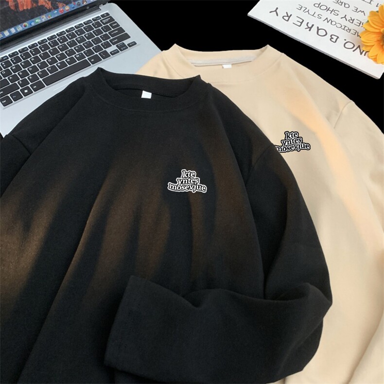 260克重磅双面绒德绒圆领打底衫【有货】C403A-DR25568Y-P25，男装T恤，电商C403A