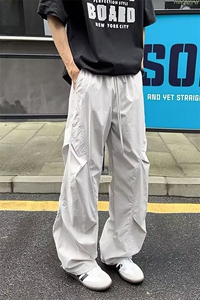 户外速干褶皱伞兵裤子男夏季新款2025美式斜切冲锋裤-A2166TP35图片