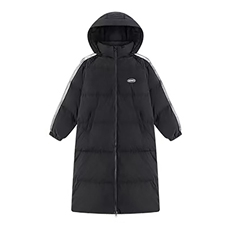 8607#高品质手塞棉破卡面料情侣款韩系学院风长款棉服女外套，女装棉衣/棉服，星座1210-1