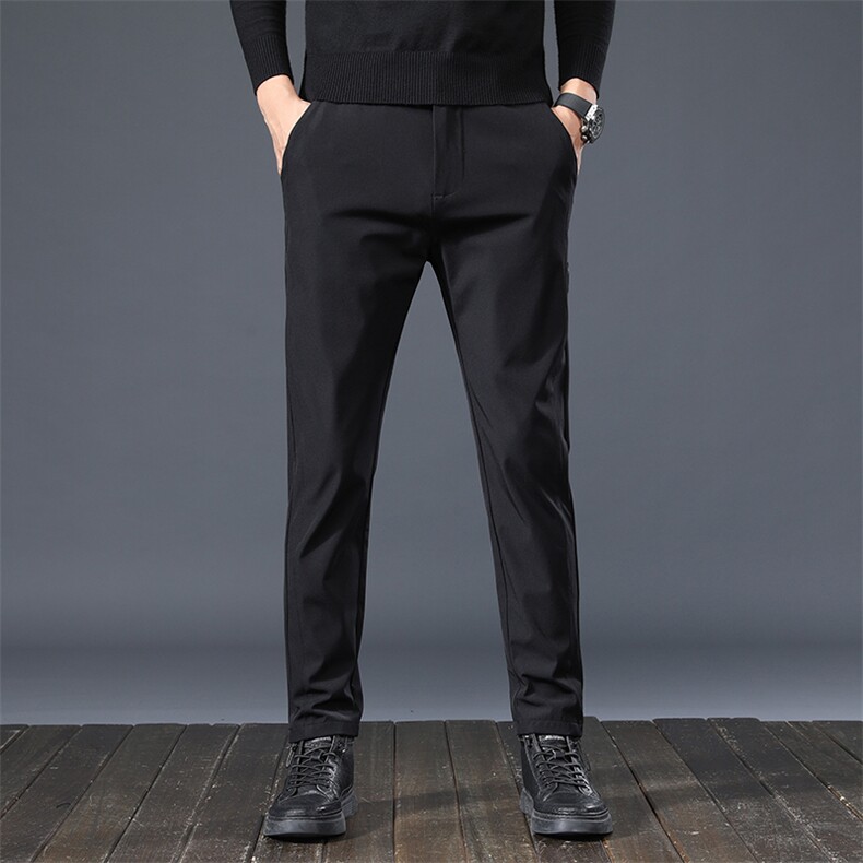 春夏休闲裤男时尚厚款宽松直筒阔腿青年百搭长裤子1063现货外贸，男装休闲裤，星座224-3