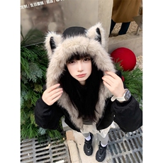 高品质猫耳朵座山雕棉衣外套男女冬季加厚连帽棉服LM88099-P105，男装棉衣，星座1008
