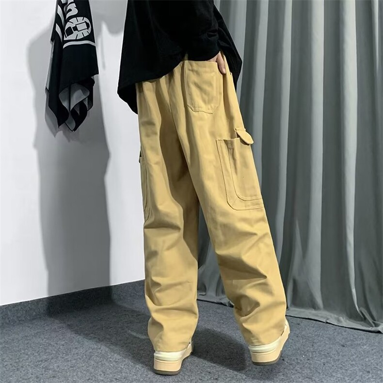 男秋季新款港风大口袋休闲裤MK08P38,男装休闲裤,星座1116-2