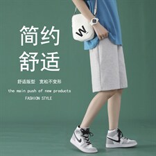 2023新款夏季潮流沙滩裤外穿运动五分裤WK50-特批20，女装休闲裤，星座718-1