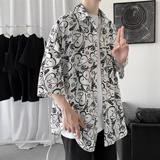 2024新款夏季短袖t恤潮牌半袖潮流情侣ins潮韩版A161-2-CT508-P45，男装T恤，电商A161-2