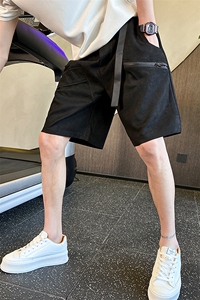 品质 短裤男夏季男士休闲裤子裤宽松日系五分裤直筒裤DK23p50控68图片