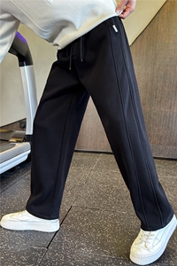加绒加厚休闲裤男冬季2025新款大码男装休闲弯刀裤A313-18250-P68图片