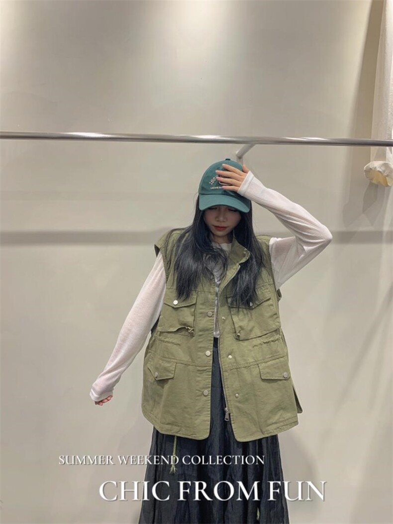 牛仔马甲春季新款上新，女装马甲，月光水岸