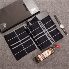 Q9192羊毛秋冬季礼盒装韩版百搭休闲潮人针织围脖礼物男士围巾，围巾手套帽子，星座510A-1