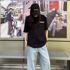 印花美式复古圆领T恤240克纯棉310A-4-T100-特批18，男装T恤，星座310A-4
