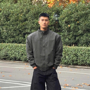 网图美式飞行夹克男秋季新款立领棒球服工装外套-A2198TP58无差价图片