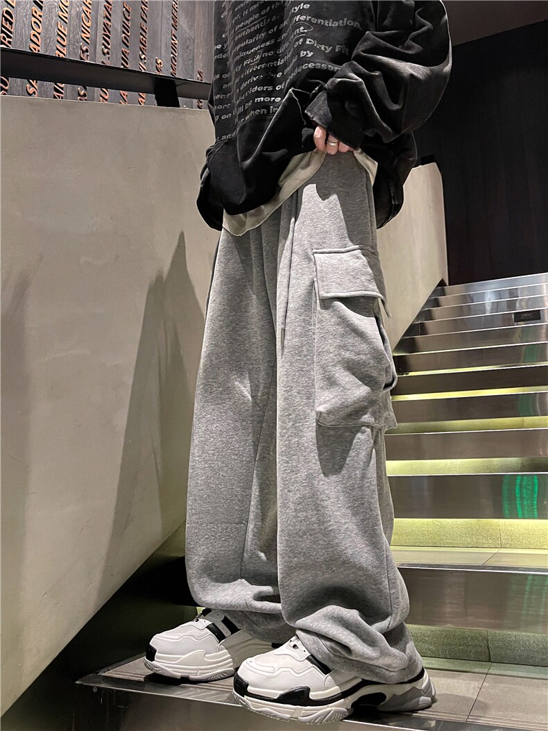 抖音得物品质大口袋百搭休闲裤212-2-DY70-特P55,男装休闲裤,星座808A-1