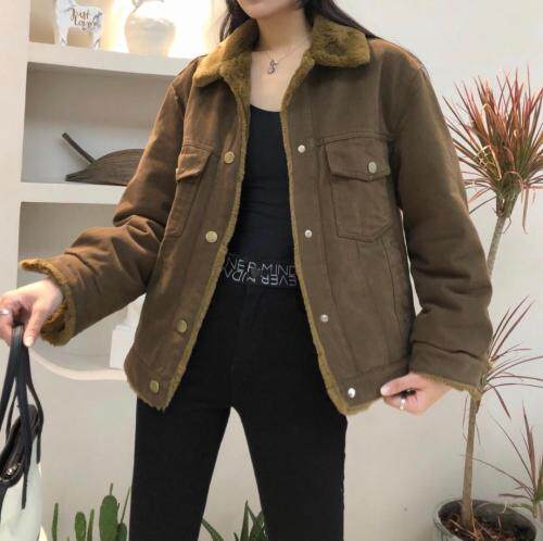 冬季加绒牛仔外套，女装，衣生缘