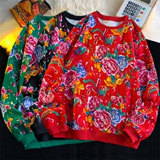 B203常规圆领大花大码卫衣外套男秋装休闲套头衫潮团队服新中式,女装短外套,星座115A-2,四季星座 B203常规圆领大花大码卫衣外套男秋装休闲套头衫潮团队服新中式,女装短外套,星座115A-2,四季星座