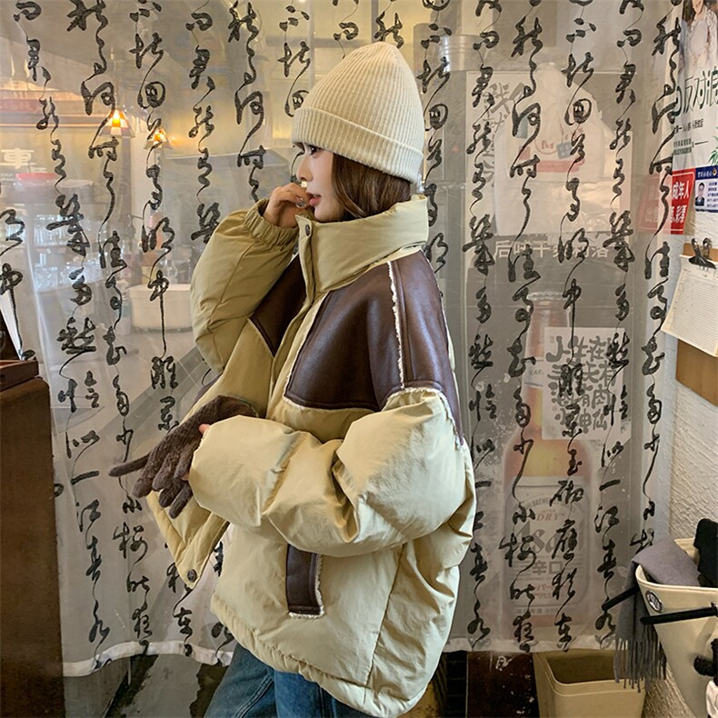 休闲轻薄羽绒服设计外套女冬季加厚时尚白鸭绒面包服6093P245P358,女装羽绒服,维壹
