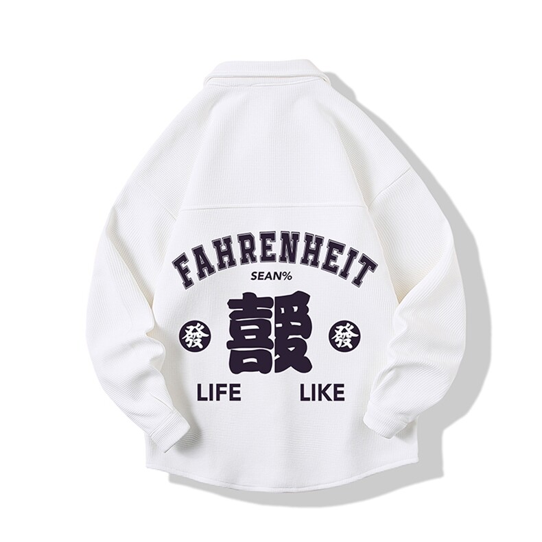 控58加厚加绒衬衫男大码长袖衬衣男外套HC79256-P38加绒款-P48,男装衬衫,电商A040