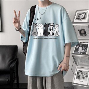 HT73100-P22 华夫格t恤男短袖男大码五分袖 大皂风图片