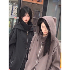 抖音质量重磅克重华棉设计感假两件卫衣ZW0110-P68，男装卫衣，星座313A(原308A-2)