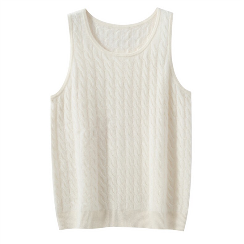 2025年秋季套头百搭时尚百搭通勤背心，女装背心吊带，萨奥羊绒